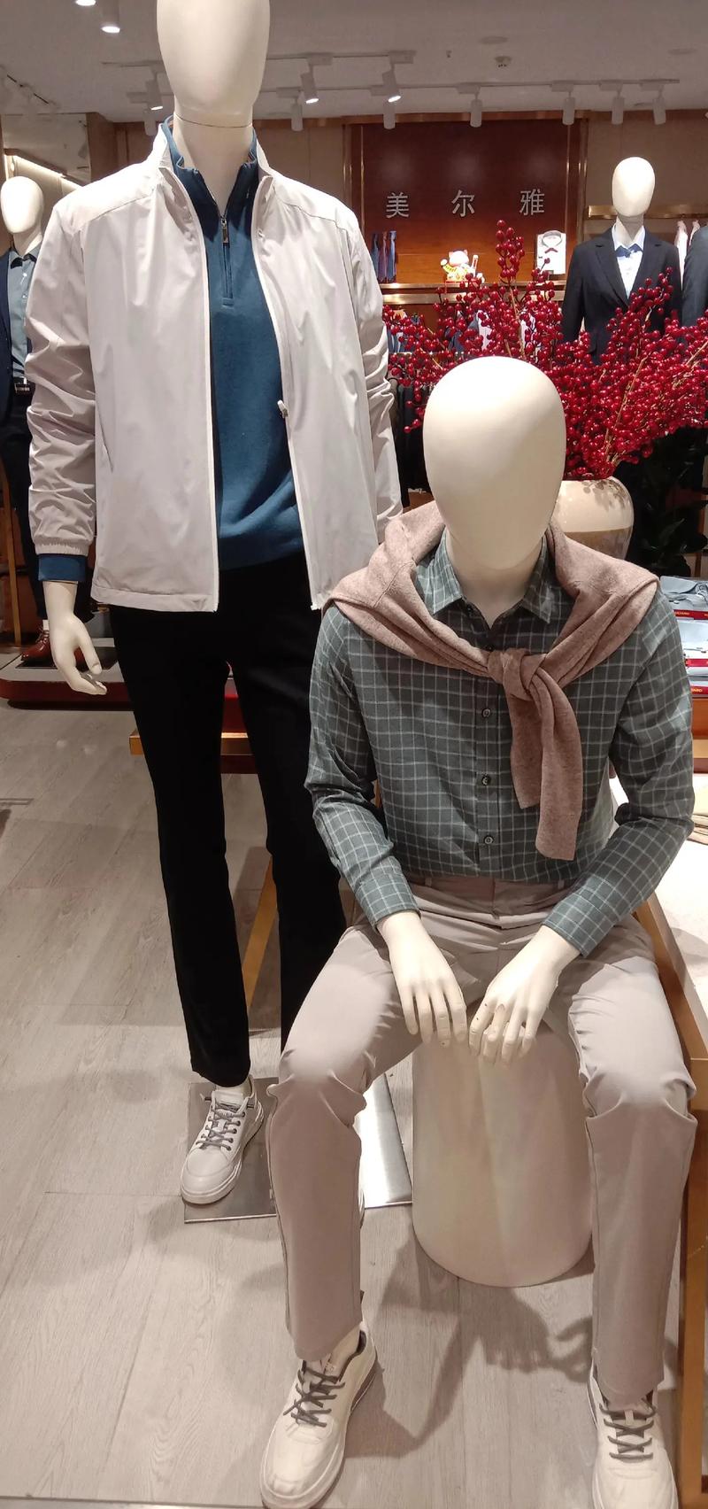 日照利群二楼美尔雅男装,春装新款到货
